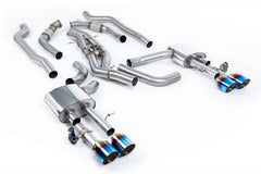 Milltek Audi Non-Resonated (Louder) OPF/GPF Back System (Twin 80mm) with GT-115 Burnt Titanium Trims (Does Not Require Cutting of the OE System)