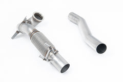Milltek Large-bore Downpipe & De-cat (Milltek cat-back) Golf MK7 GTI 2013-2016 (SSXVW262_1)