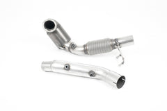 Milltek Cast Downpipe 200 Cell HJS Cat + GPF/OPF Bypass fits OE Cat-back Golf MK7.5 GTI P.Pack GPF/OPF 2019-2020 (SSXVW540)