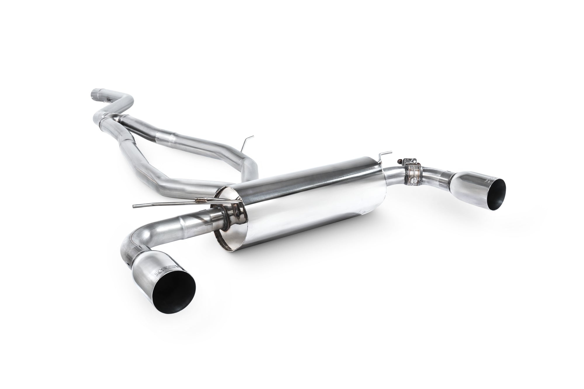 Toyota Supra A90 - 3.0T Non-GPF (ROW) Cat-back Polished STW - Scorpion