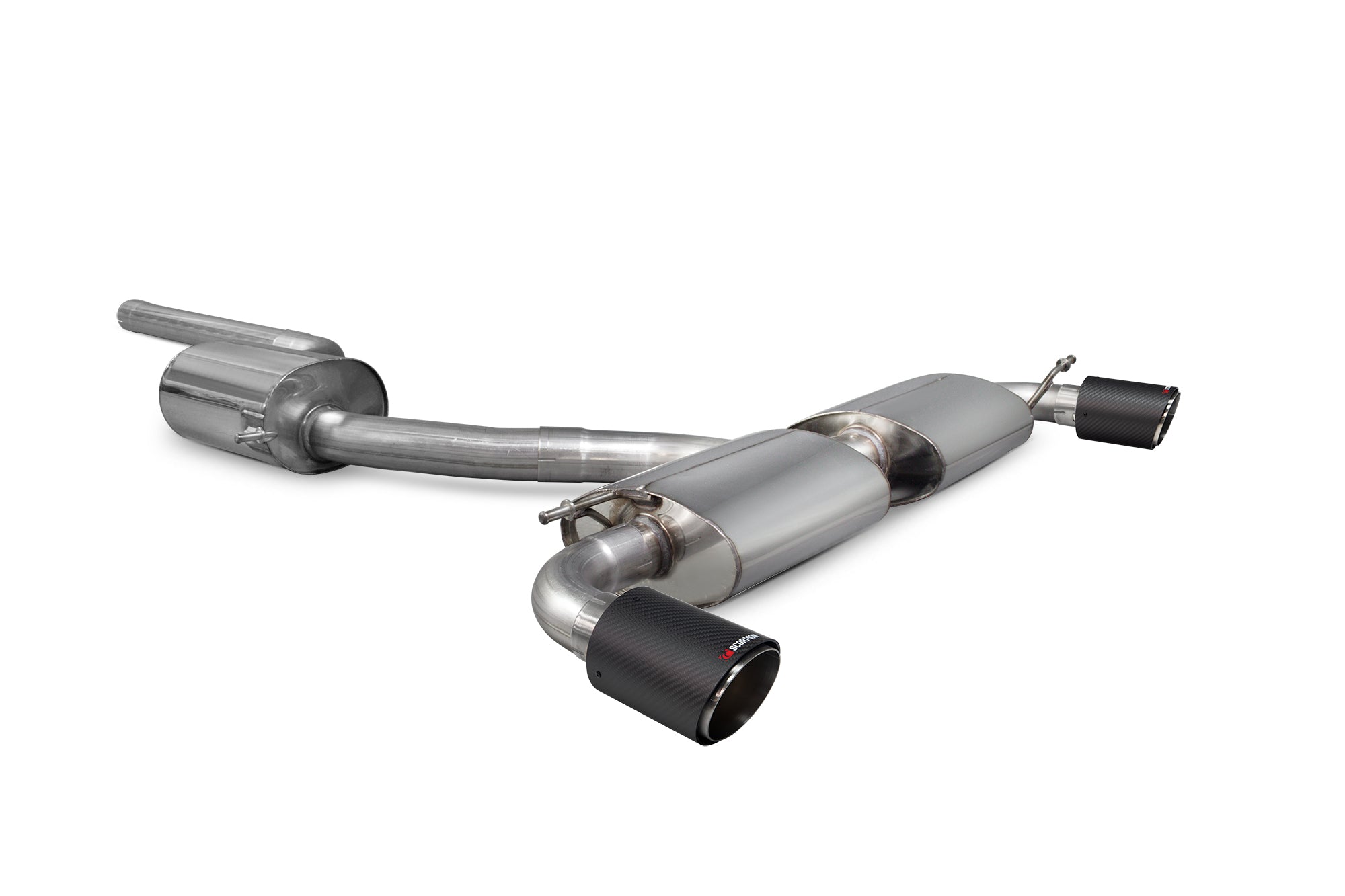 Volkswagen Scirocco R Resonated cat-back system - Scorpion