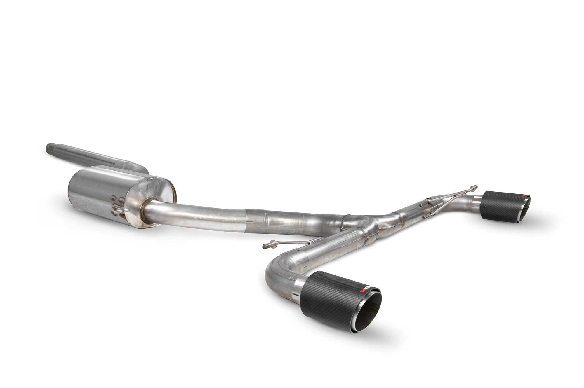 Volkswagen Scirocco R Resonated Predator Cat-back System - Scorpion