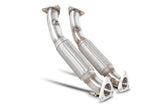 Volkswagen Golf MK5 R32 Twin de-cat section - Scorpion