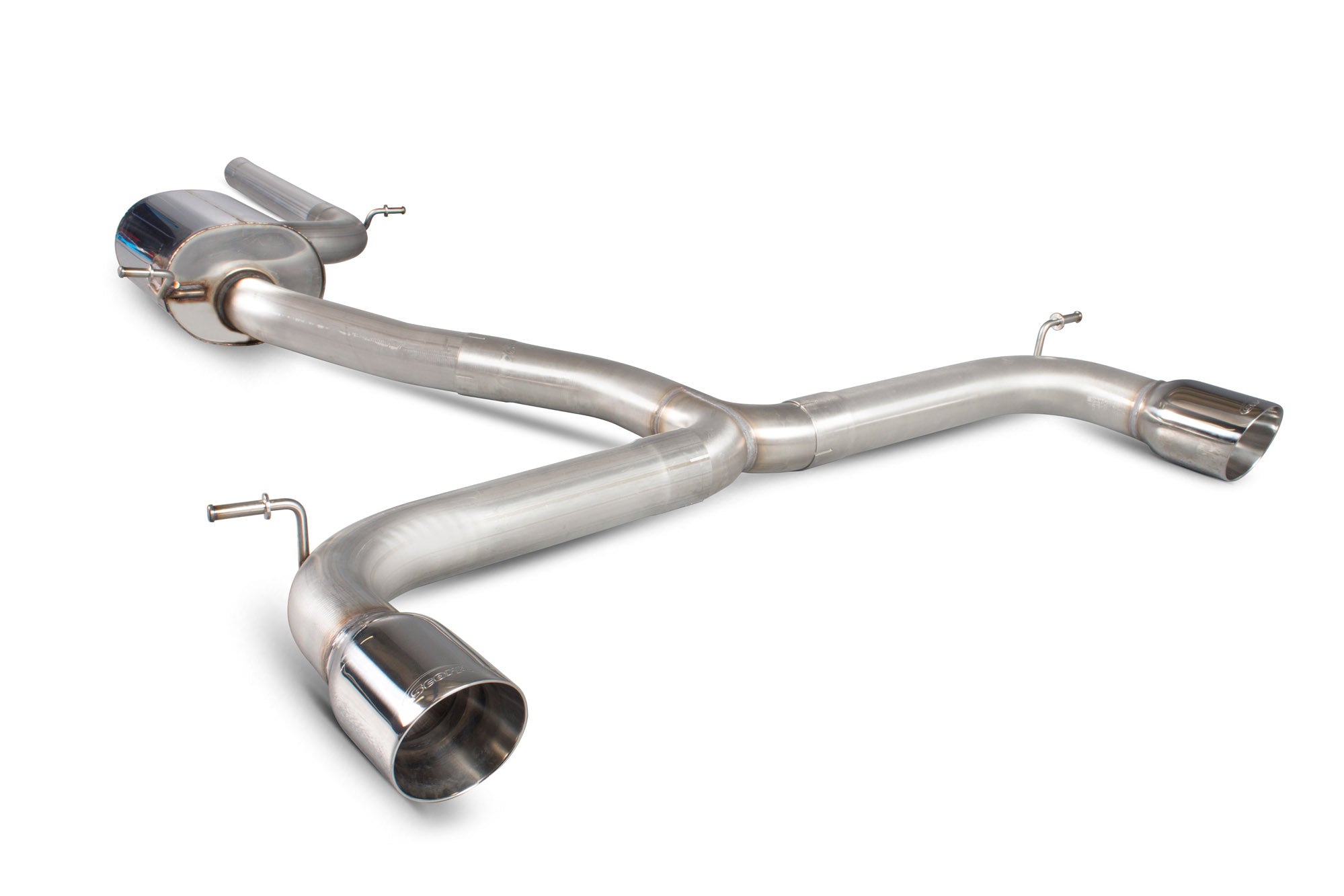 Volkswagen Golf MK7 Gti Non-resonated cat-back system - Scorpion