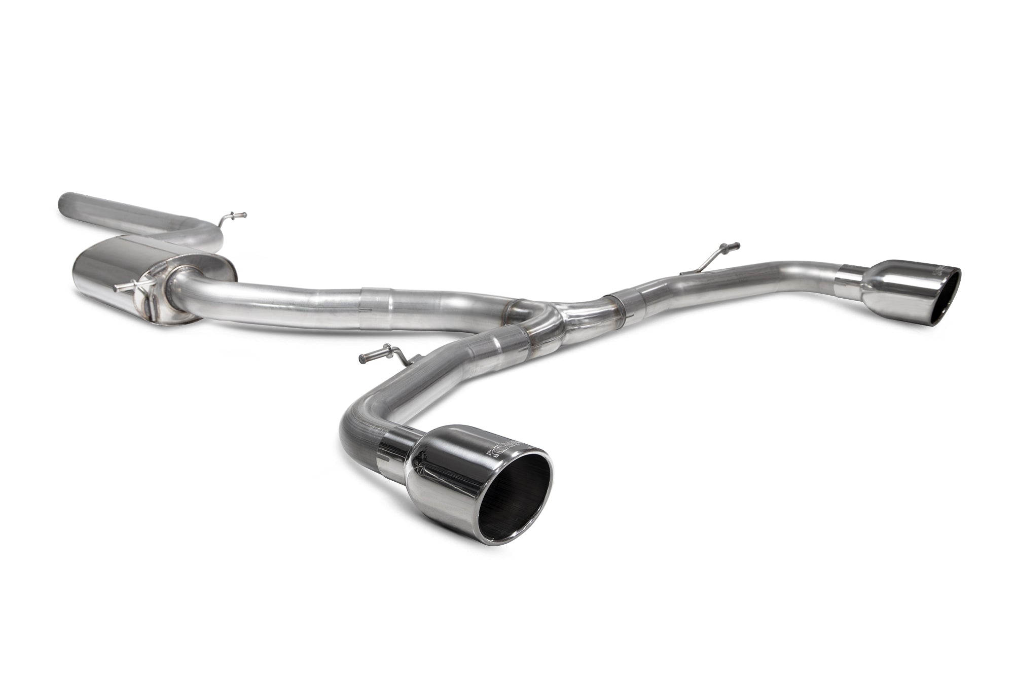 Volkswagen Golf MK8 / MK8.5 GTi Non-resonated GPF-back system - Scorpion