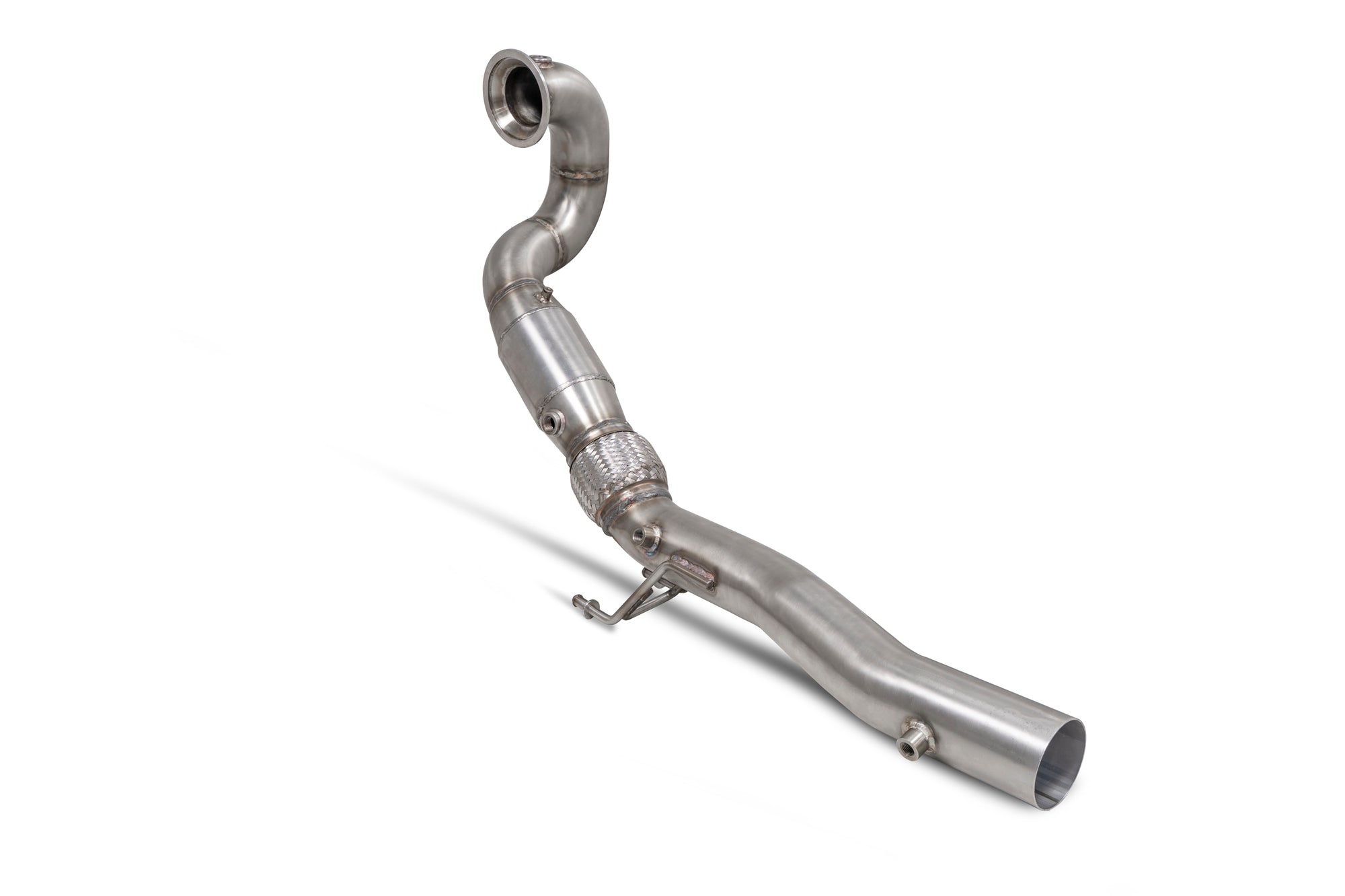 VAG Golf GTI MK8 / MK8.5 & Clubsport, CUPRA Leon 245 Downpipe with high flow sports catalyst - Scorpion