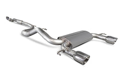 Vauxhall Corsa E VXR Resonated cat-back system - Scorpion