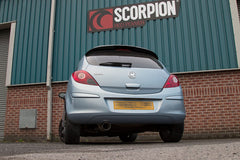 Vauxhall Corsa D 1.0/1.2/1.4 Rear silencer - Scorpion