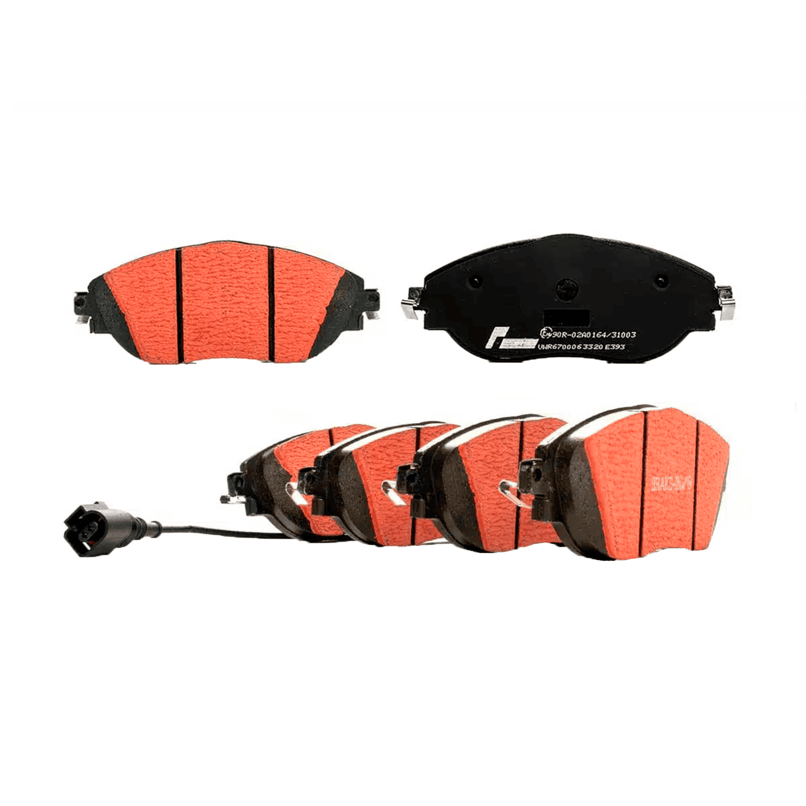 RacingLine RP700 brake pads Front/ 312mm Smaller (Non Performance Pack) EG Golf 7 GTI - RacingLine