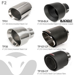 Mini (Mk3) JCW (F56 LCI 2) Facelift (2021>) 3" Valved GPF Back Performance Exhaust