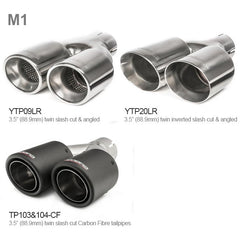BMW 330e Touring (G21) (19>) Valved Quad Exit Rear Axle Back M3 Style Performance Exhaust