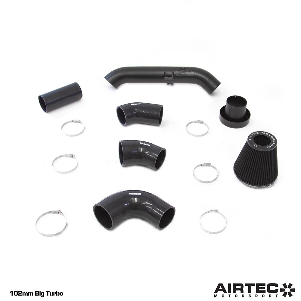 AIRTEC Motorsport Enlarged 90mm Induction Pipe Kit for Focus RS Mk2 (Stock RS Turbo &amp; Big Turbo Options)