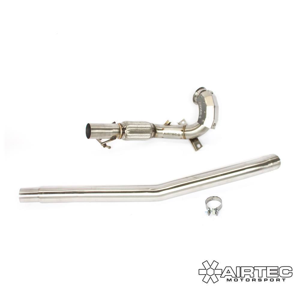 AIRTEC Motorsport De-Cat Downpipe &amp; Centre Section for Golf R Mk7 &amp; 7.5