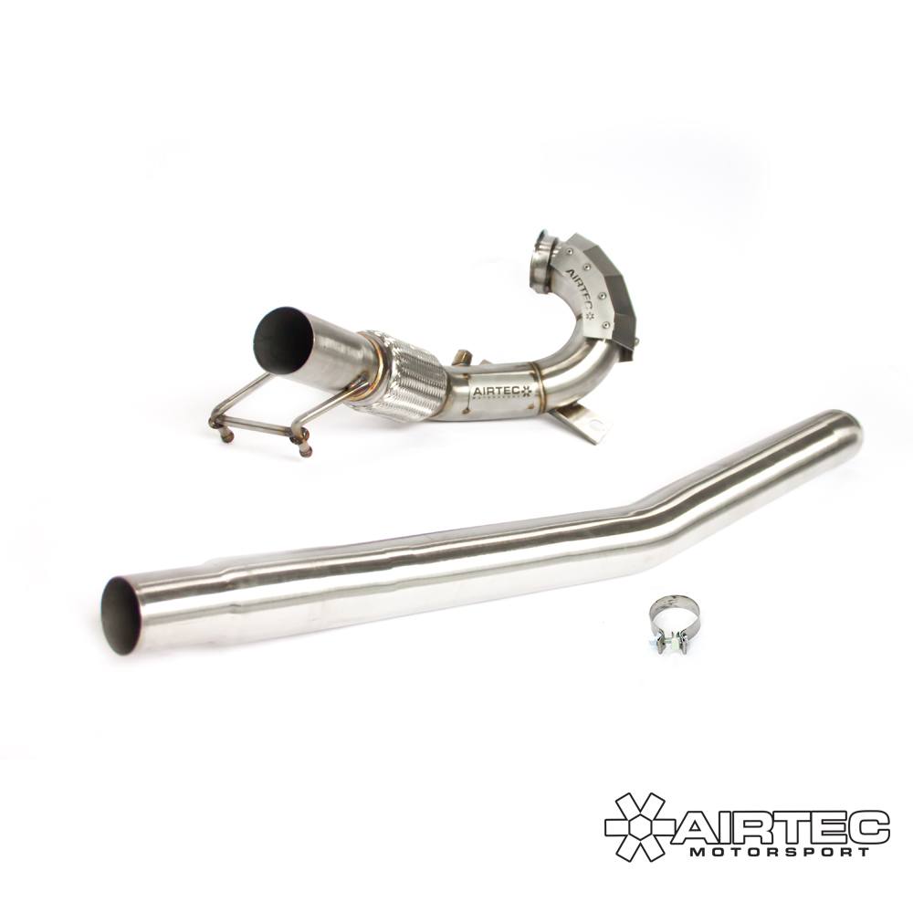 AIRTEC Motorsport De-Cat Downpipe &amp; Centre Section for Golf R Mk7 &amp; 7.5