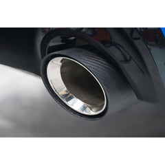 BMW X2 M35i xDrive (F39) OEM Style M Performance Tips - Carbon Fibre Larger 4.5" Slip-on Replacement Tailpipes