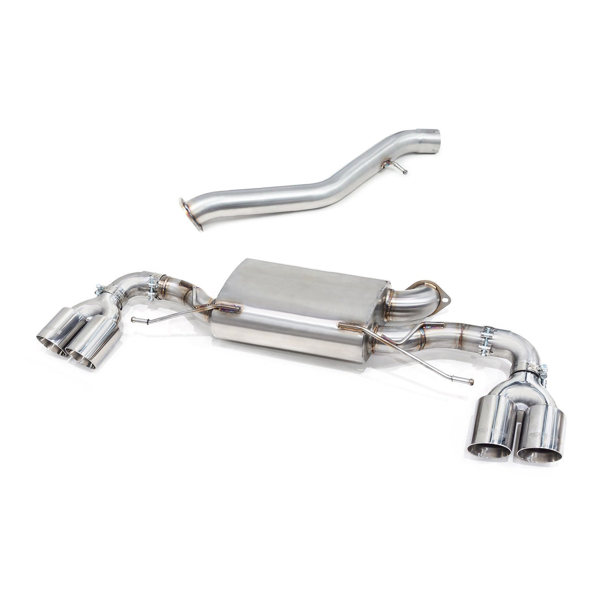 BMW 330i (G20) (19>) Non-Valved Quad Exit M3 Style Performance Exhaust