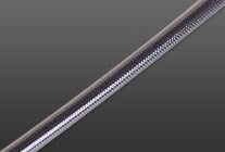 Black/Carbon PVC Covered Brake Hose - Variation 2