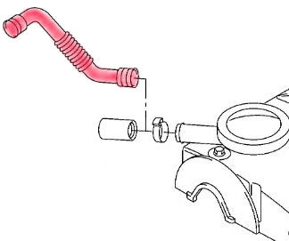 VW T5 Transporter 1.9 TDI Breather Hose