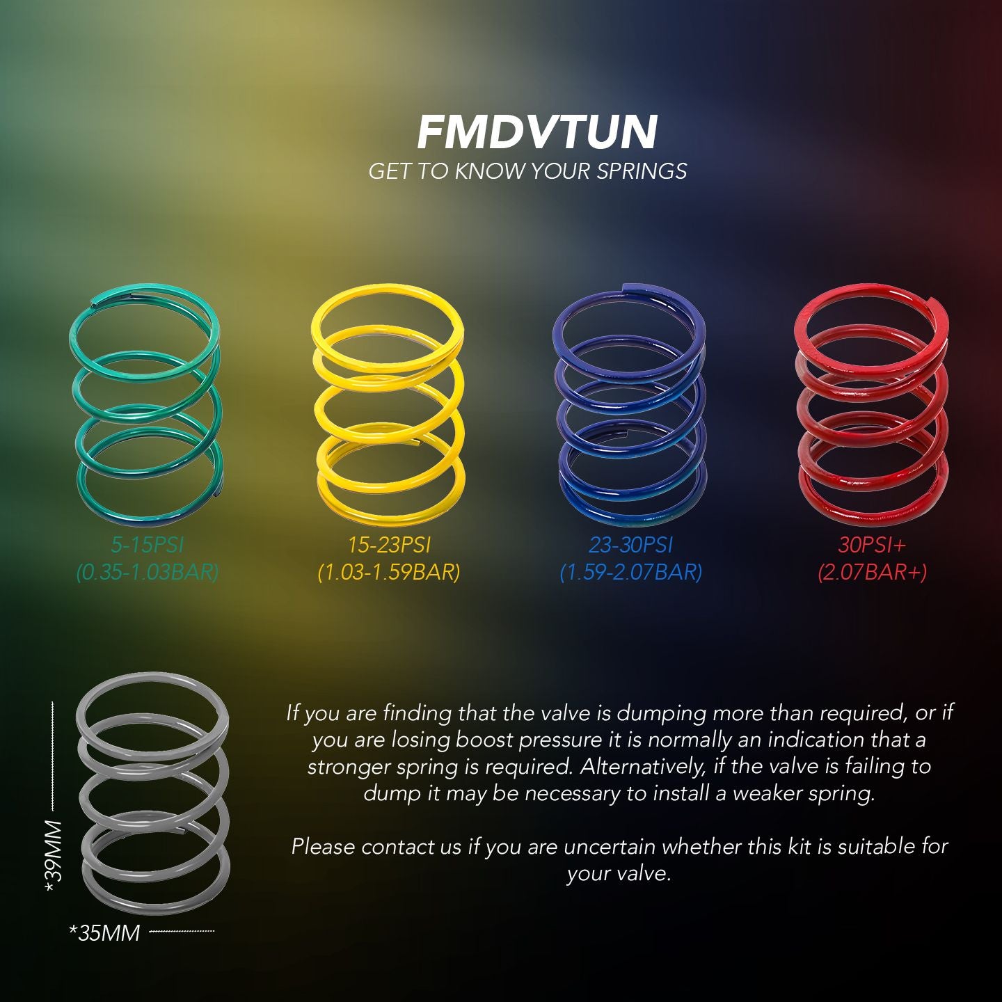 Dump Valve Spring (Single)