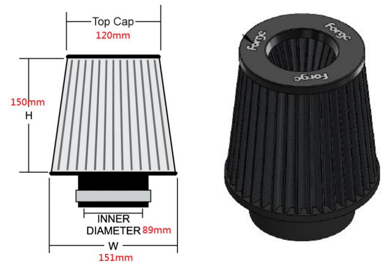 FMINDK37, FMINDK38, FMINDK43, FMINDK50, and FMINDK52 Replacement Filter