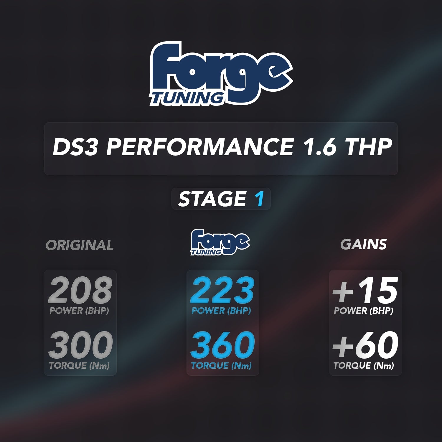 ECU Performance Software Peugeot 208 GTI/Citroen DS3 performance