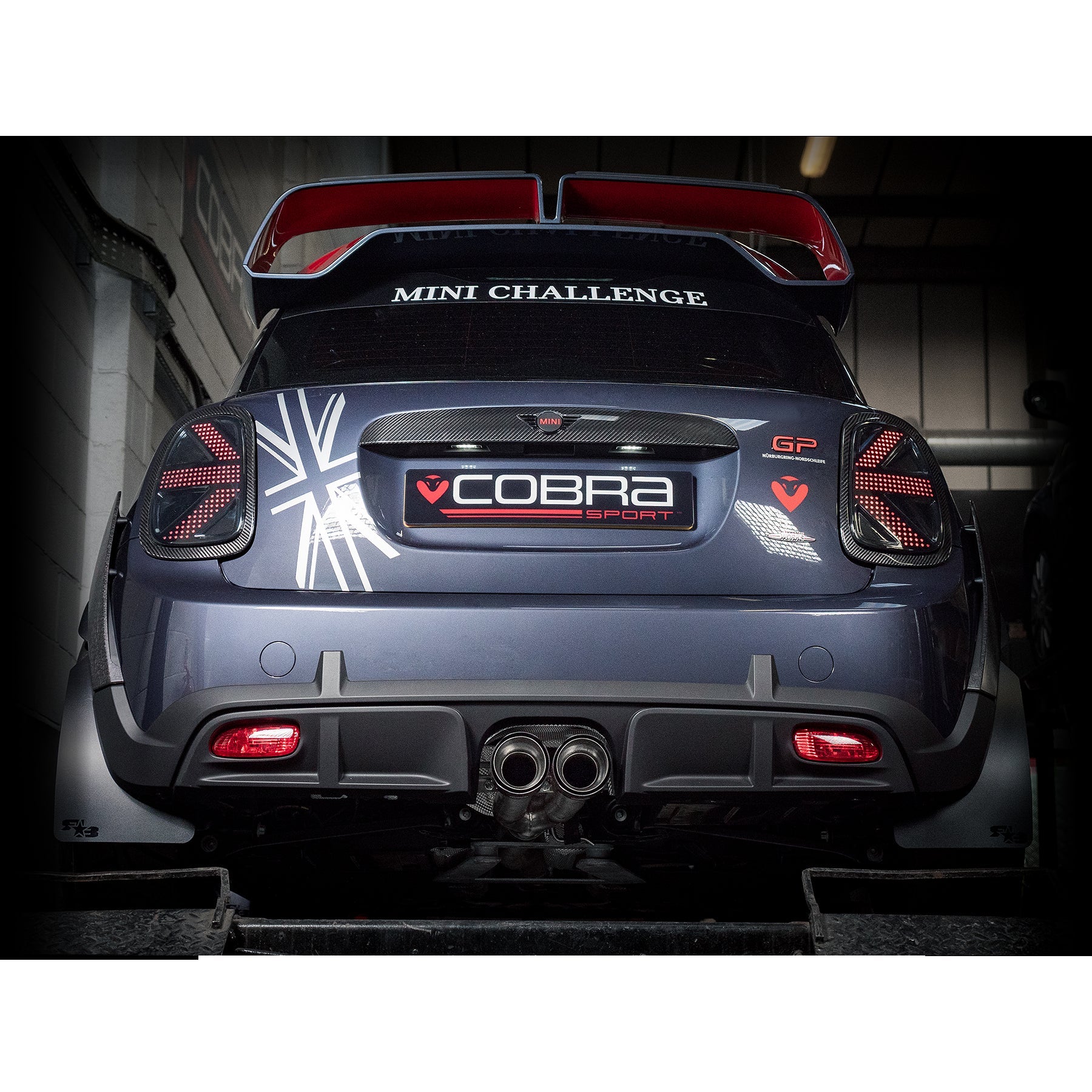 Mini GP3 (Mk3) JCW (F56) 3" Valved Cat Back Performance Exhaust