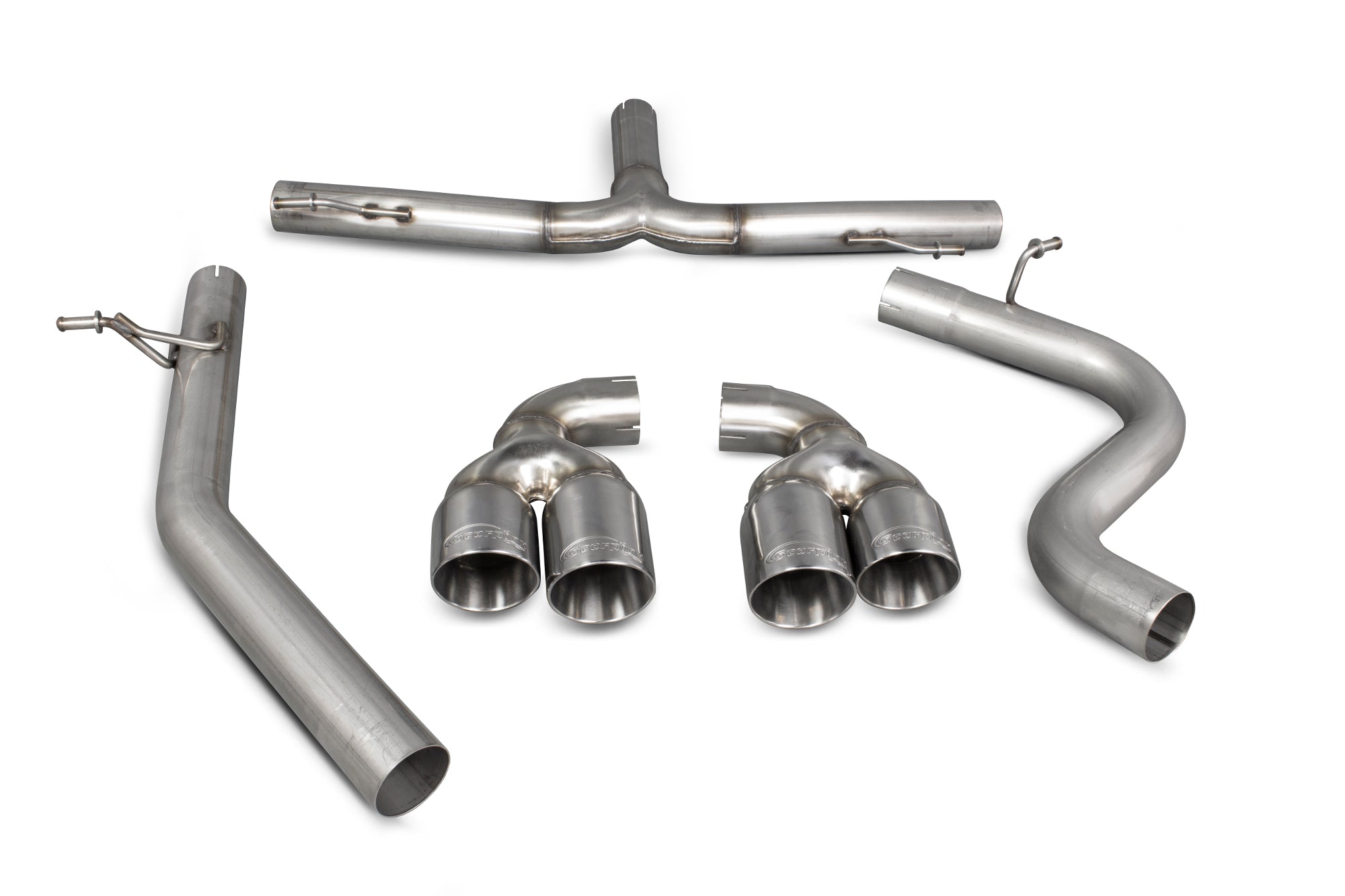 Audi TT Mk2 2.0 Tdi Quattro (Not Cabriolet) Cat-back System - Scorpion
