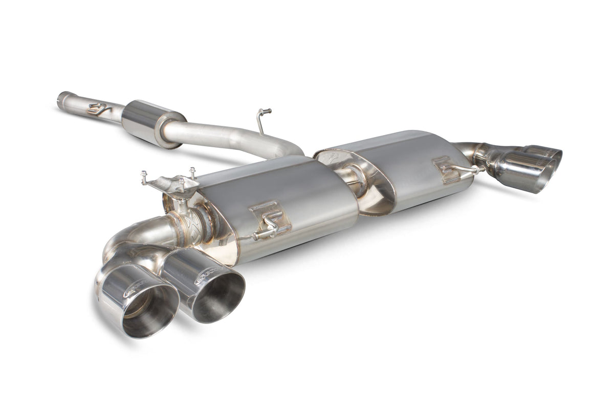 Audi S1 2.0 TFSi Quattro Resonated cat-back system with electronic valves - Daytona