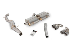 Audi S1 2.0 TFSi Quattro Resonated cat-back system without valves - Daytona - Scorpion