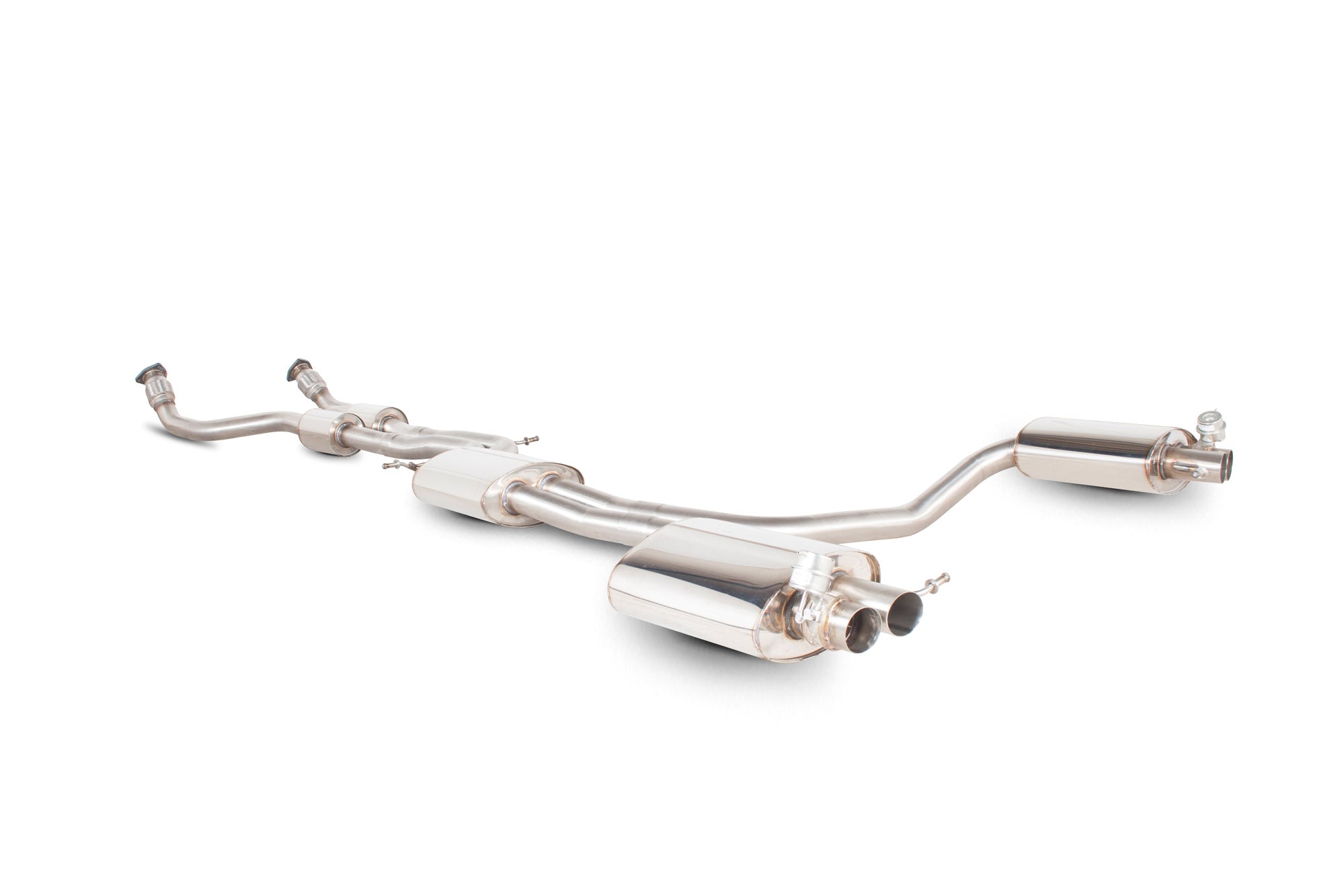 Audi RS4 B8 4.2 FSI Quattro Avant/RS5 4.2 V8 Coupe  Resonated cat-back system inc active exhaust valve - OE Fitment