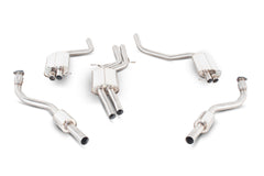 Audi RS4 B8 4.2 FSI Quattro Avant/RS5 4.2 V8 Coupe  Resonated cat-back system inc active exhaust valve - OE Fitment - Scorpion