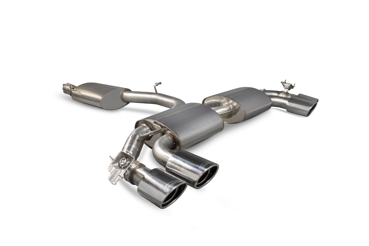 Audi TT S Mk3 Non GPF Model Only (Coupe models only) Reasonated cat-back (with valves)  - EVO