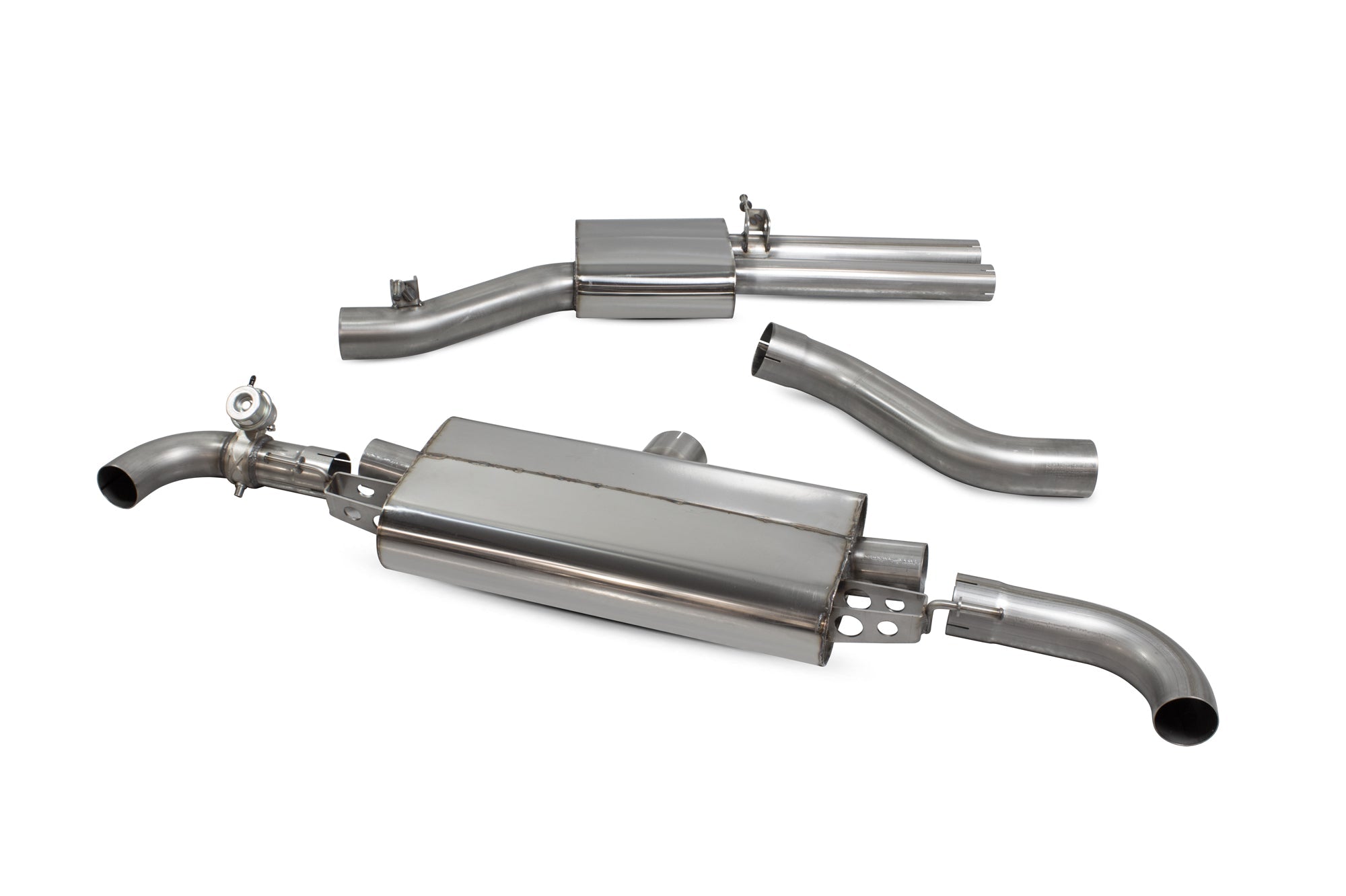 Audi TT RS MK2 Resonated cat-back system with valve - Scorpion