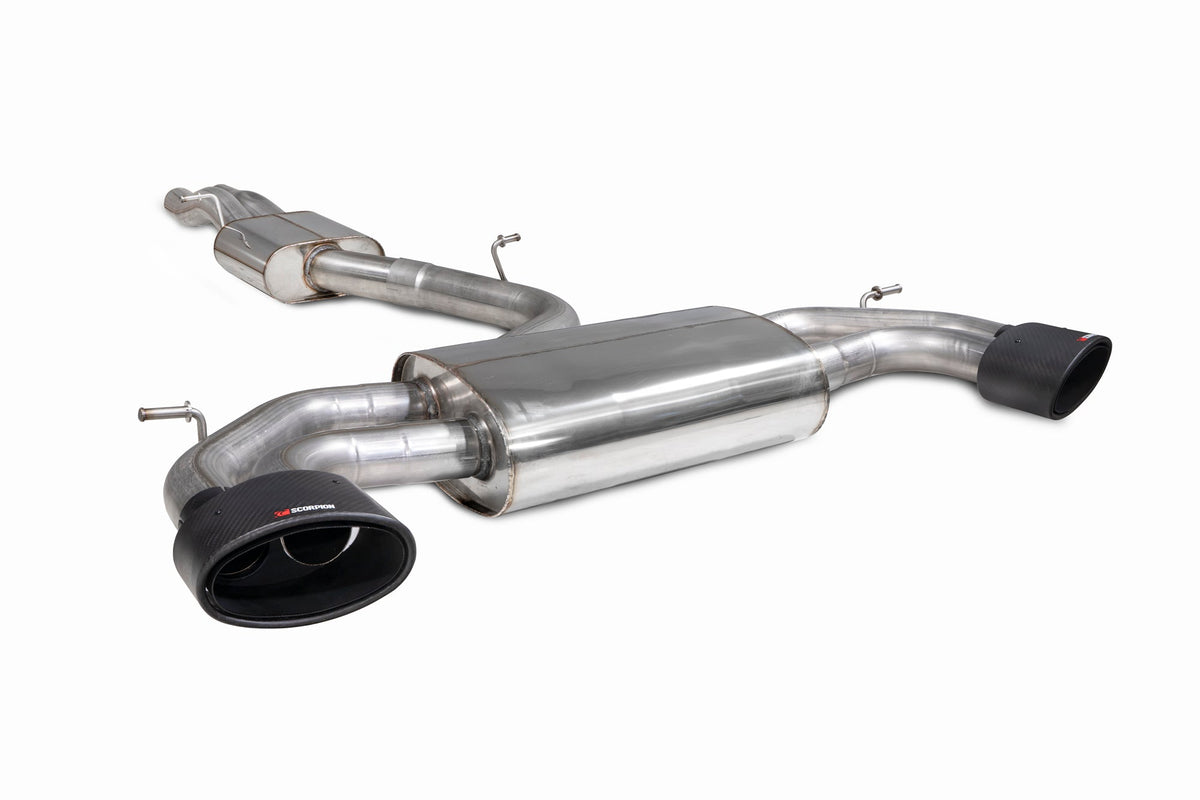 Audi RS3 8V Facelift (GPF and non GPF models) Resonated cat/gpf-back system without valves - Scorpion