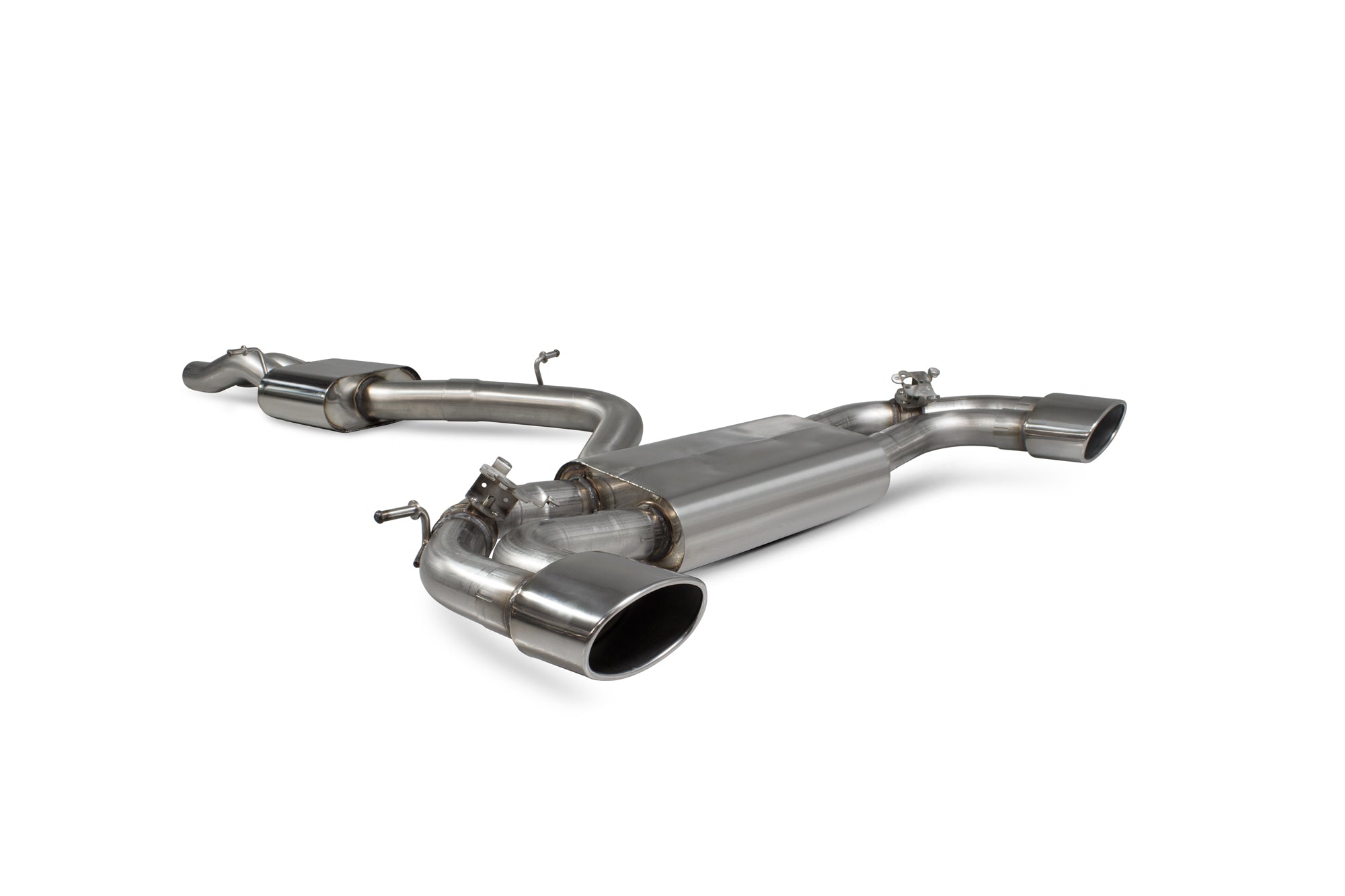 Audi RS3 Saloon 8V MQB (GPF and non GPF models) Resonated cat-back system with electronic valves - EVO