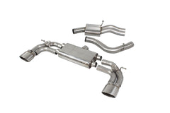 Audi RS3 Saloon 8V MQB (GPF and non GPF models) Resonated cat-back system with electronic valves - EVO - Scorpion