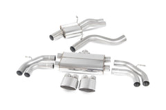 Audi RS3 Saloon 8V MQB (GPF and non GPF models) Resonated cat-back system with no valves - Scorpion