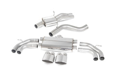 Audi RS3 Saloon 8V MQB (GPF and non GPF models) Resonated cat-back system with no valves - EVO - Scorpion