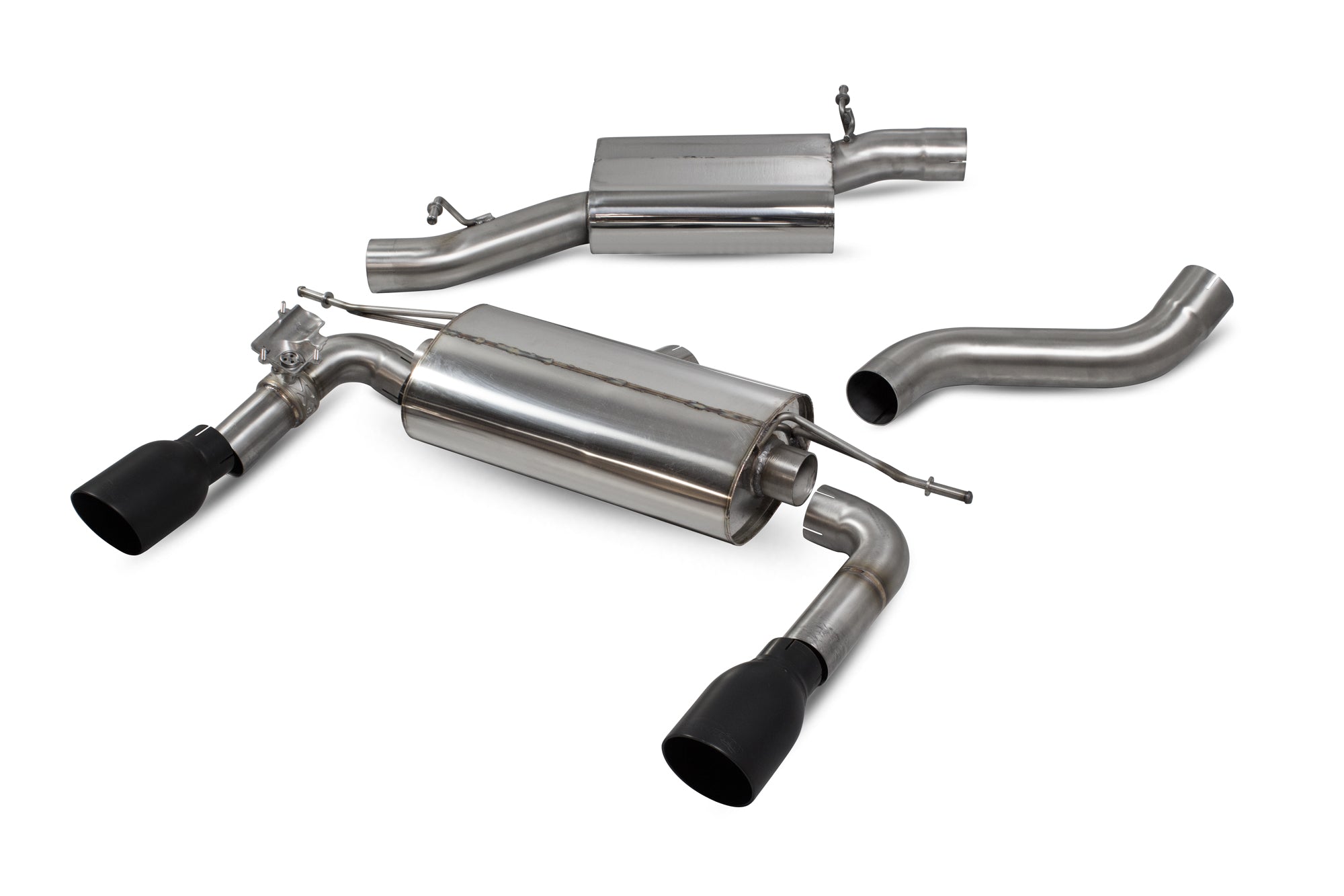 Audi TT MK3 2.0 TFSi Quattro Coupe Non GPF Model Only Resonated cat-back system with electronic valves - Scorpion