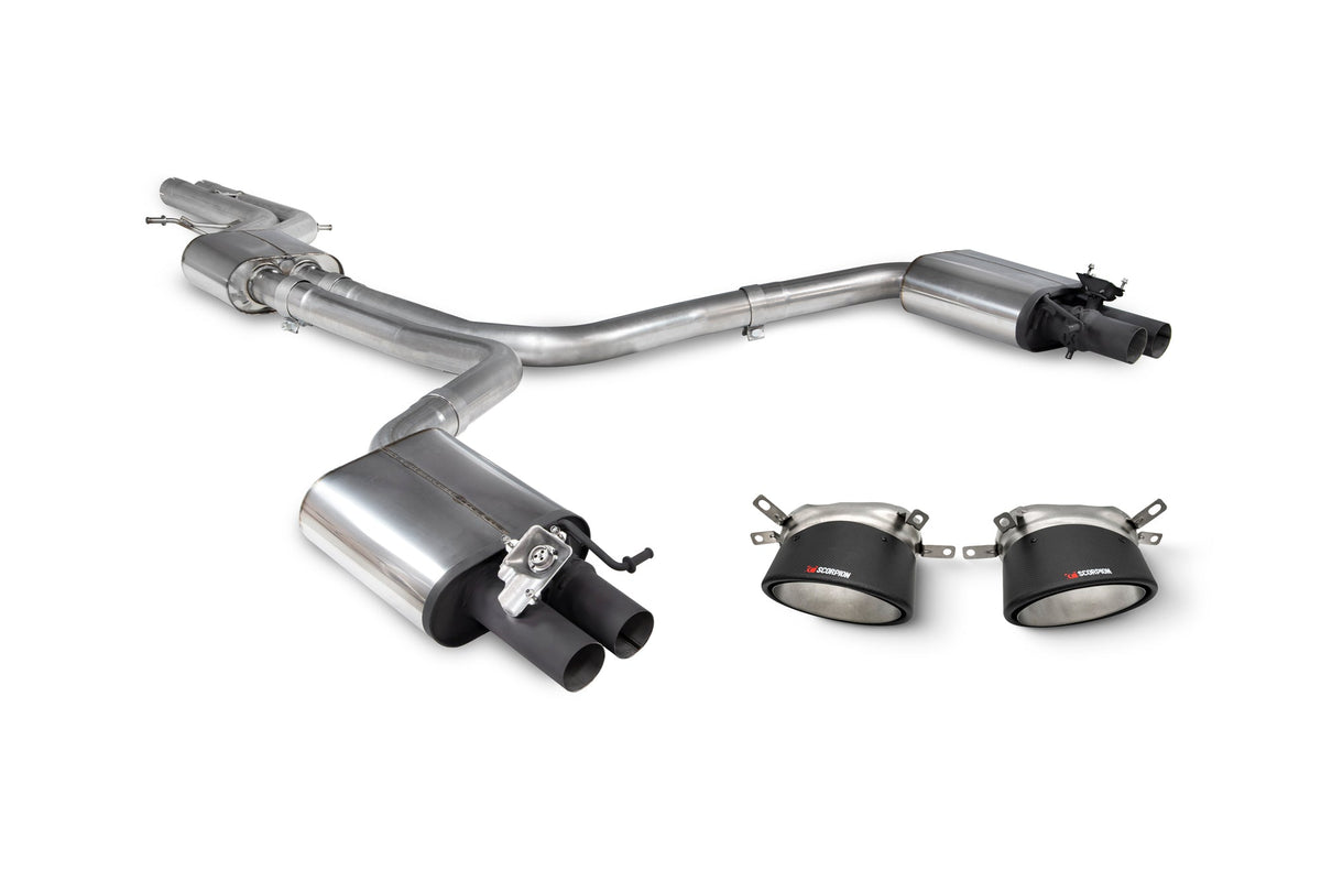 Audi RS6 Avant C7 Resonated half system with trims - Scorpion