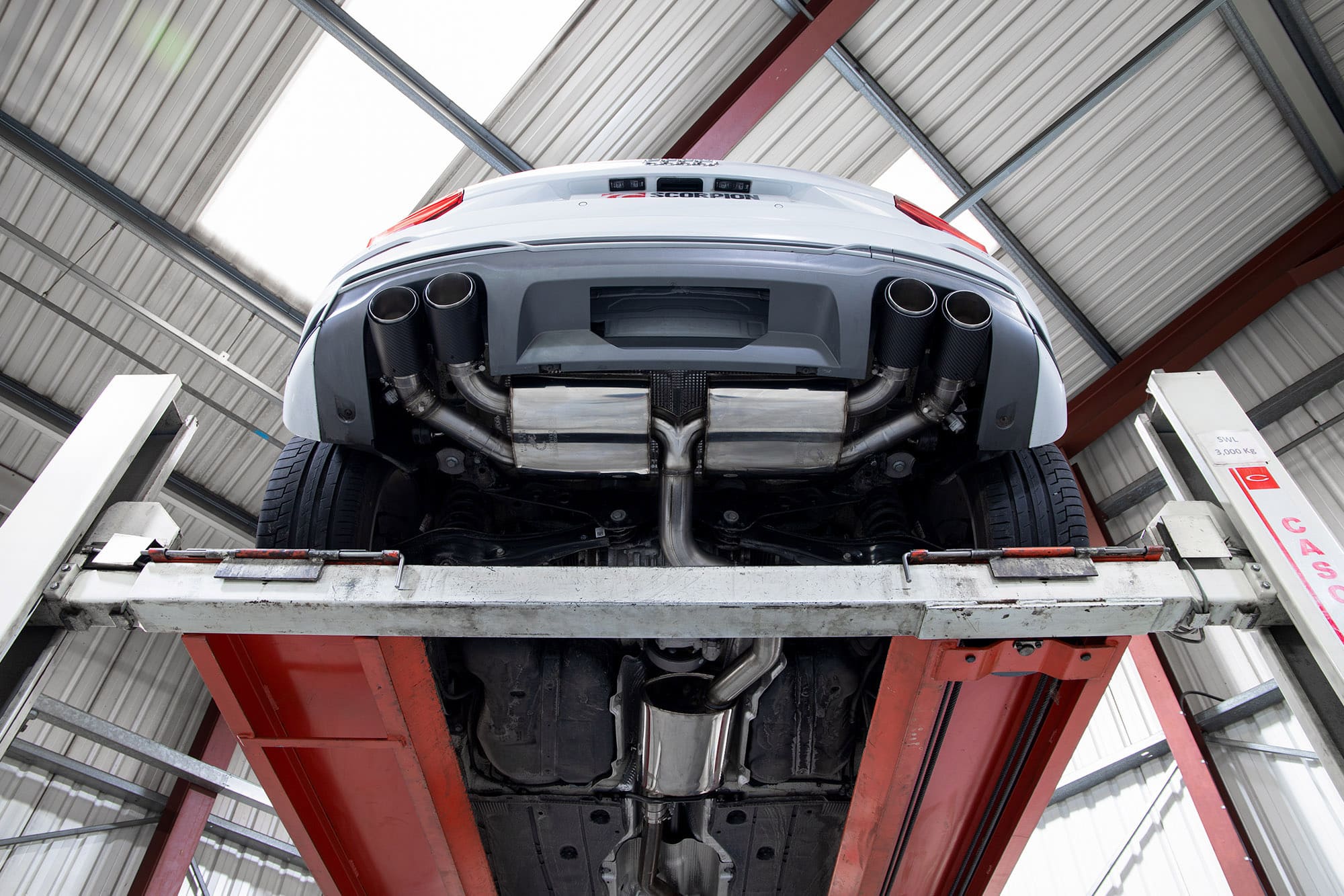 Audi SQ2 Resonated GPF-back system with electronic valves - Ascari - Scorpion