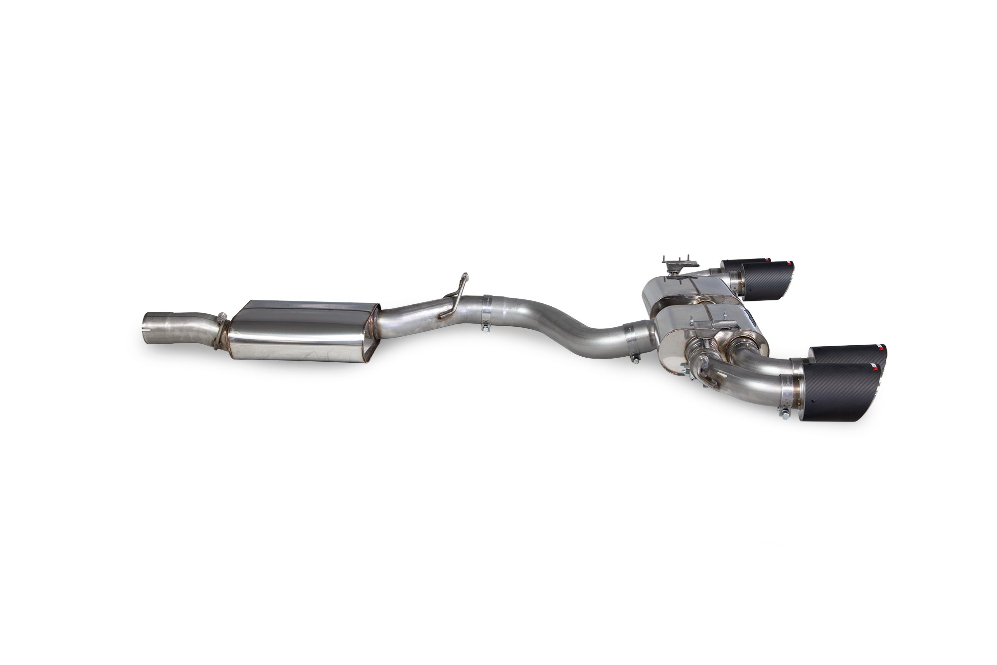 Audi S3 8Y Sportback Resonated cat/gpf back system & electronic valves - Scorpion