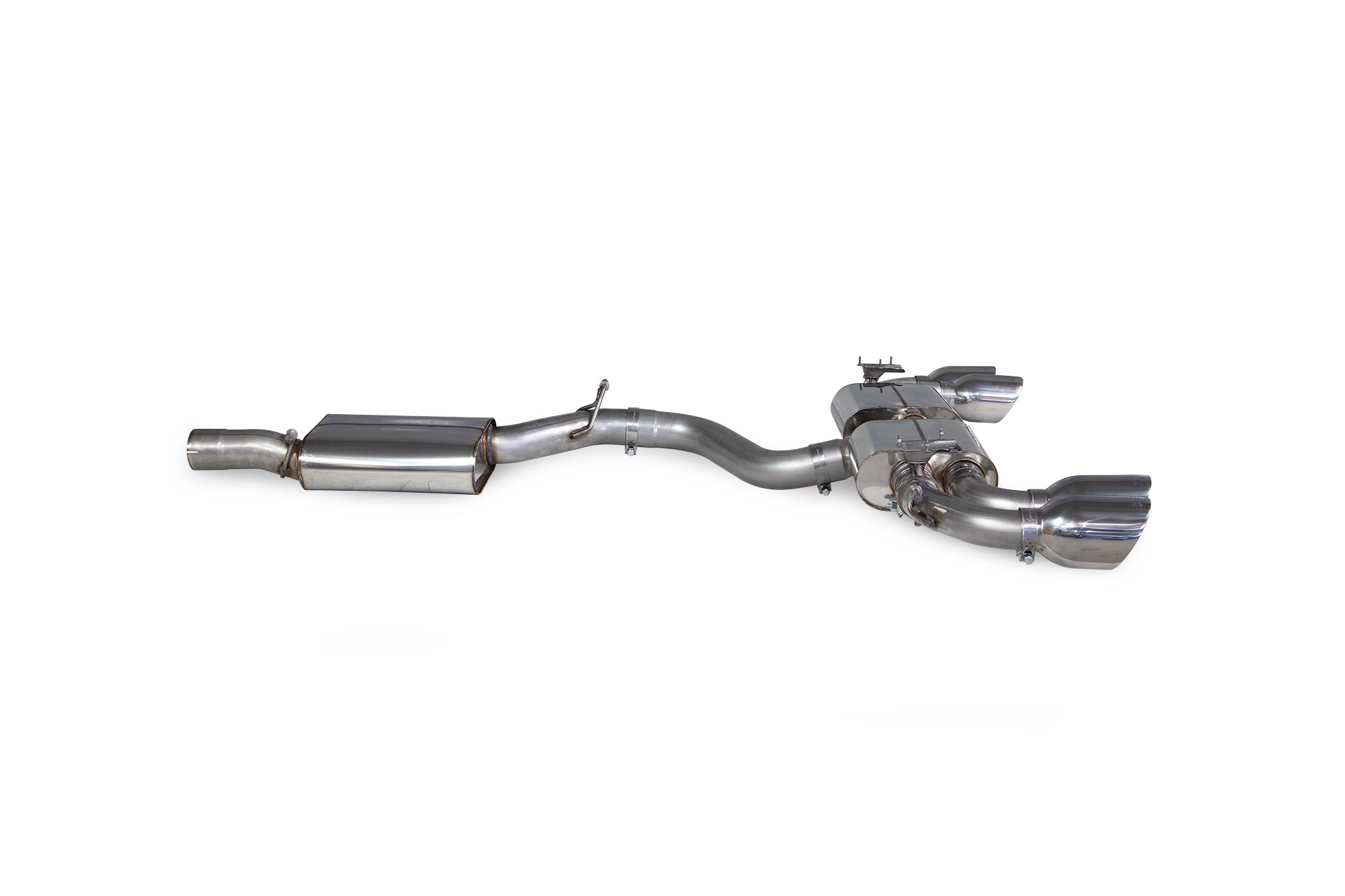 Audi S3 8Y Sportback Resonated cat/gpf back system & electronic valves - Scorpion