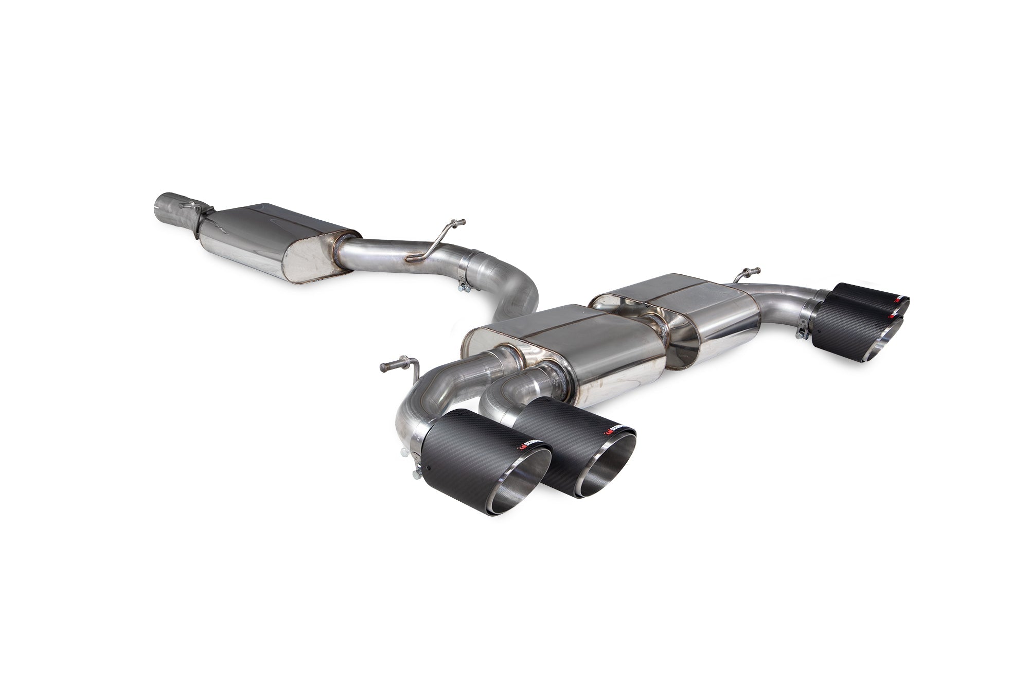 Audi S3 8Y Sportback Resonated cat/gpf back system - Scorpion