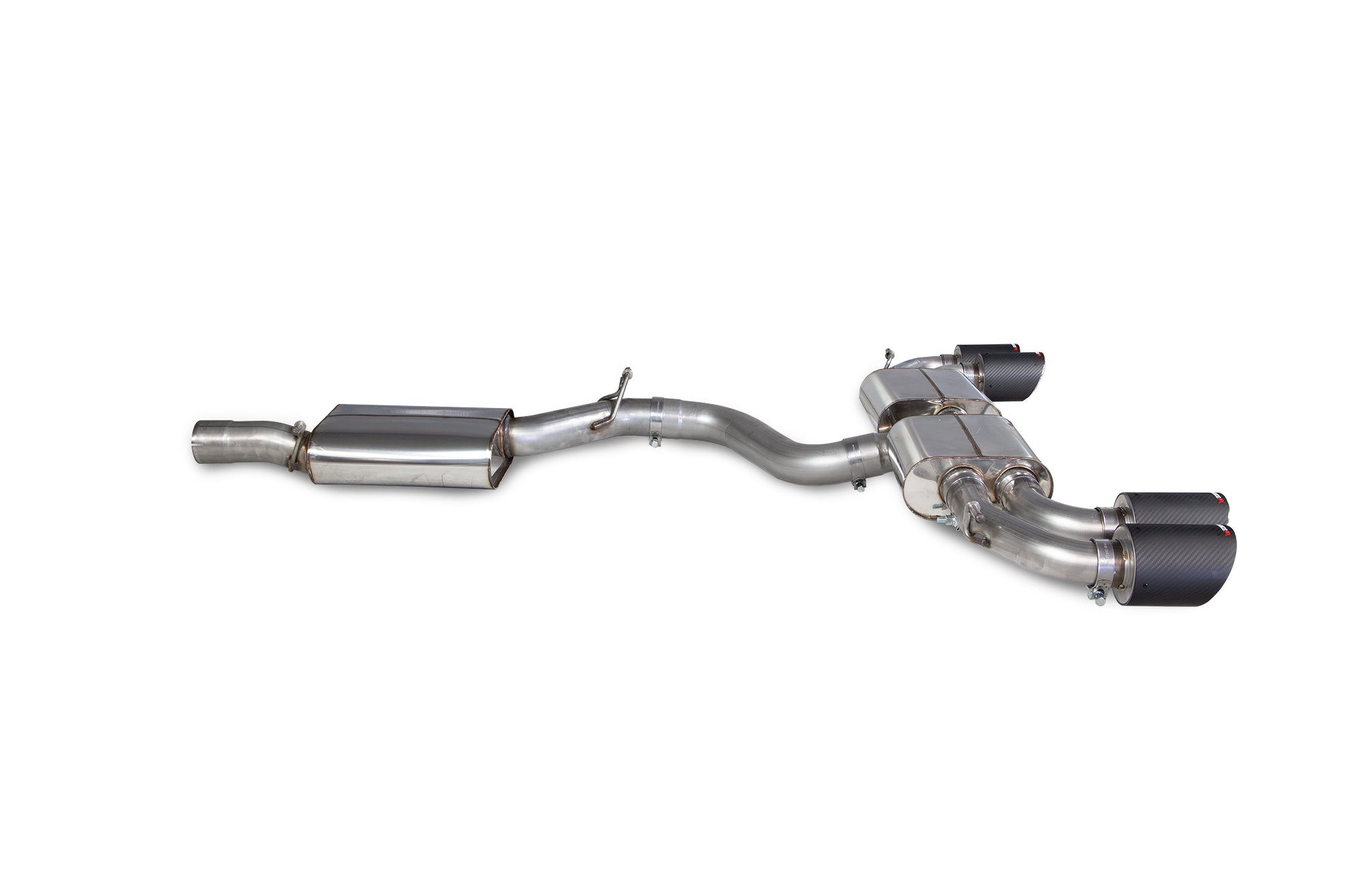 Audi S3 8Y Sportback Resonated cat/gpf back system - Scorpion