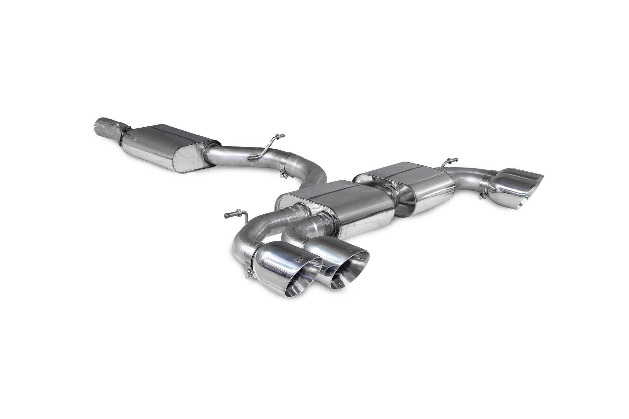 Audi S3 8Y Sportback Resonated cat/gpf back system - Scorpion