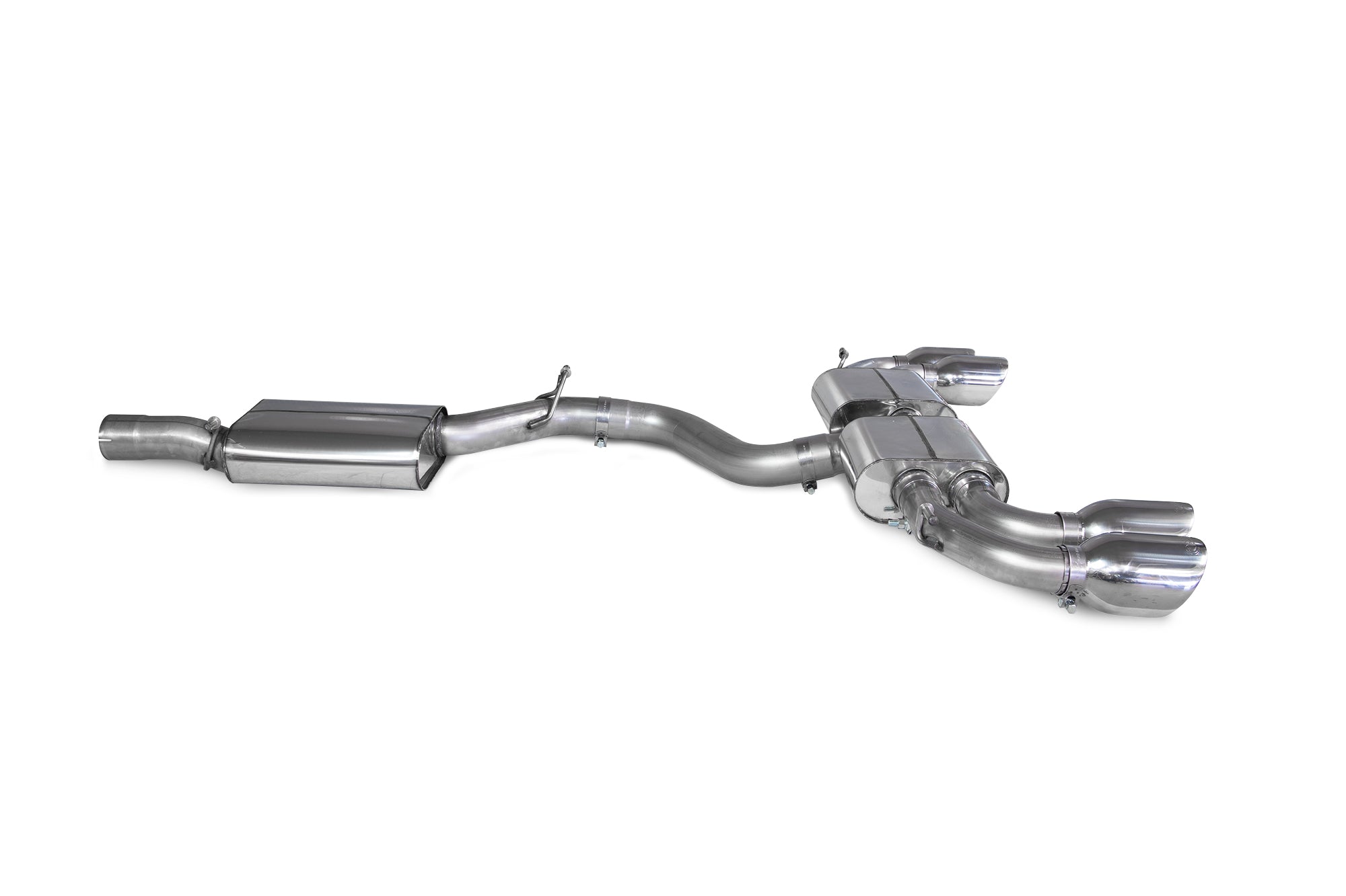 Audi S3 8Y Sportback Resonated cat/gpf back system - Scorpion