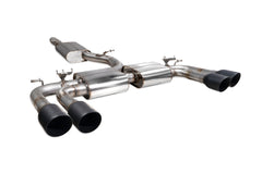 Audi S3 Saloon 8V Resonated cat/gpf-back system with valves - Daytona