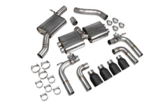 Audi S3 Saloon 8V Resonated cat/gpf-back system with valves - Scorpion