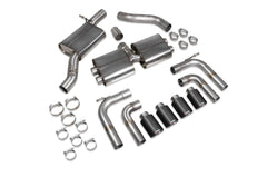 Audi S3 Saloon 8V Resonated cat/gpf-back system without valves - Ascari - Scorpion